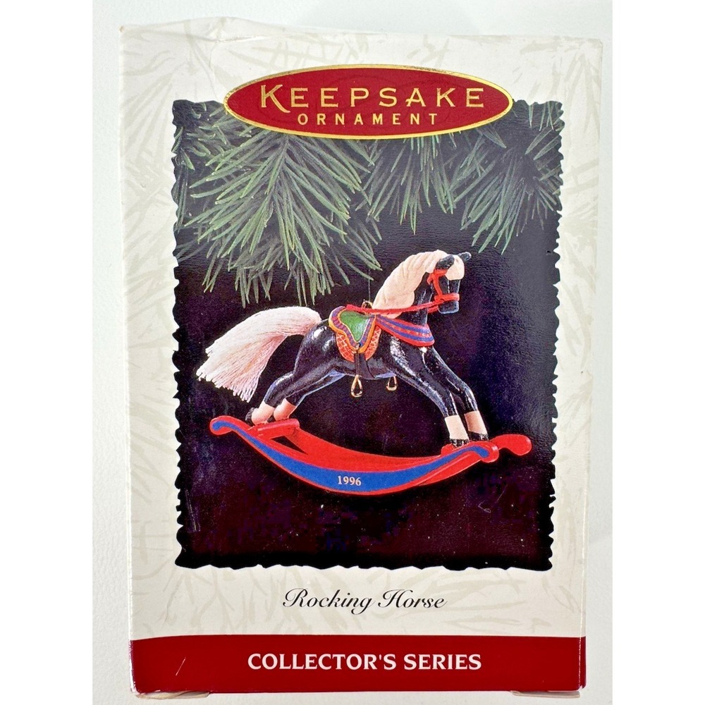Hallmark Keepsake Rocking Horse Ornament 1996 Collector Series-16th and final